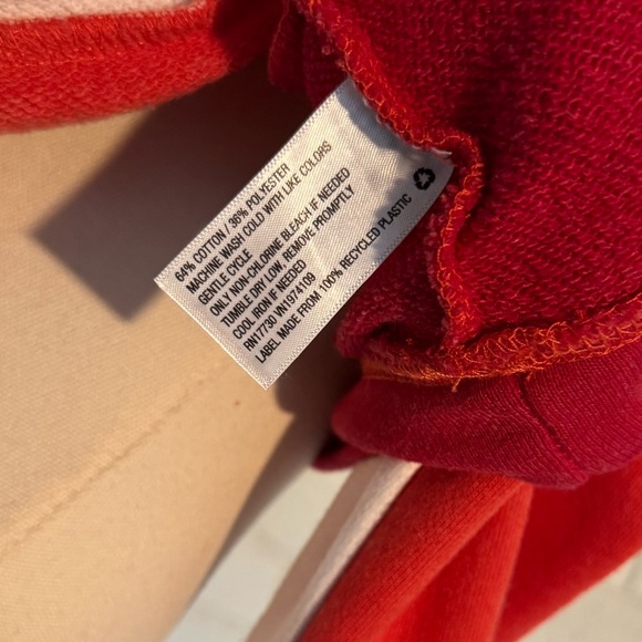 Wild Fable Women's Striped Multicolor Cropped Quarter Zip Size Medium - Picture 5 of 5